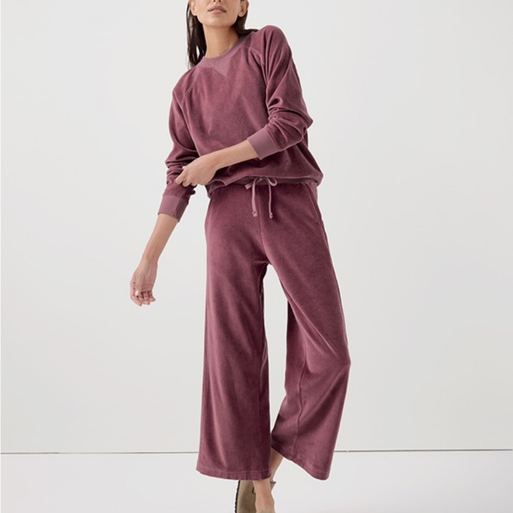 Pact organic  Women's Sage GREEN  Wide Leg Lounge Set